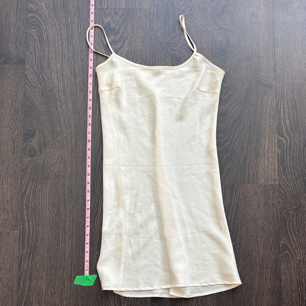 Elegant Cream Slip Dress
